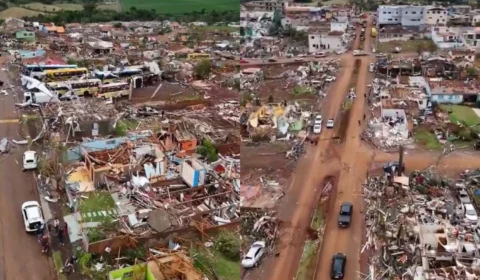 Veja os vídeos: ventos de 250 km/h devastam cidades no Paraná e deixam rastro de destruição