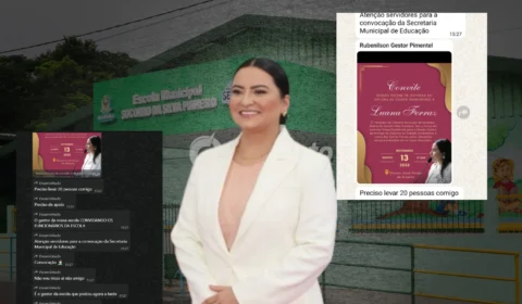 Servidores da Educação de Iranduba denunciam coação para participar de evento político ligado à esposa do prefeito Augusto Ferraz