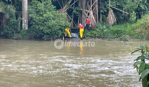 Veja o vídeo: Moradores encontram corpo em estado avançado de decomposição em igarapé no Nova Cidade