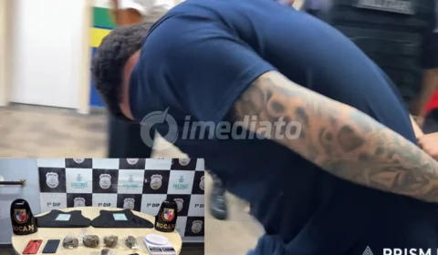 Veja o vídeo: ‘Ursos Carinhosos’ cumprem rota do tráfico e prendem homem com maconha na zona Sul de Manaus