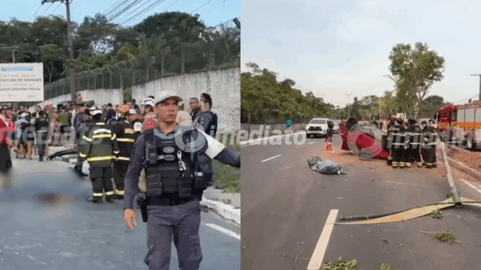 Veja os vídeos: Dois óbitos são confirmados no acidente na Av. do Turismo; outros foram socorridos pelo SAMU