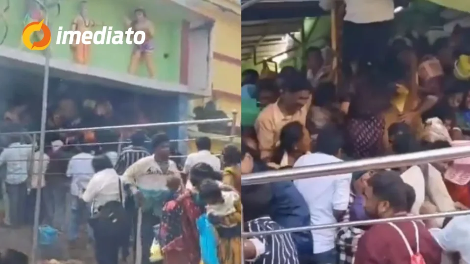VÍDEO: Tumulto em templo hindu deixa nove mortos e dezenas de feridos na Índia durante festival religioso