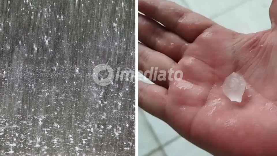 VÍDEO: Chuva de granizo surpreende moradores de alguns bairros de Manaus durante temporal desta quinta-feira