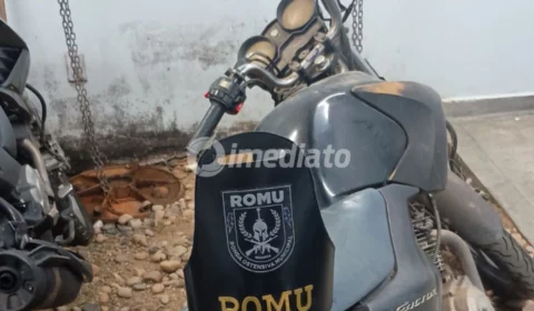 Romu recupera motocicleta roubada há um ano durante patrulhamento em Manaus