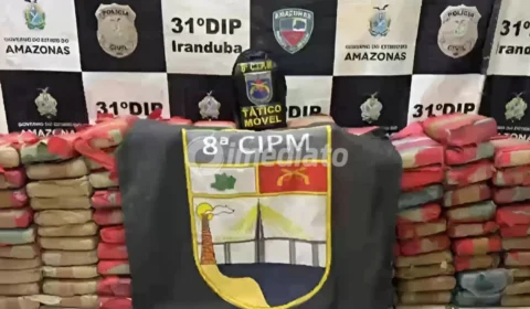 Polícia apreende 112 tabletes de maconha em embarcação abandonada na Ilha da Paciência, em Iranduba