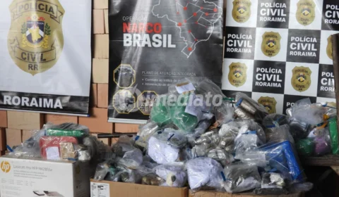 Polícia Civil de Roraima incinera 61 kg de drogas apreendidas em operações de combate ao tráfico