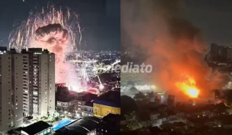 VÍDEO: Explosão em galpão de fogos de artifício deixa um morto e ao menos 10 feridos em São Paulo