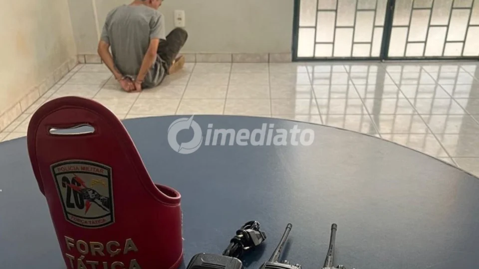 Homem apontado como líder de facção é preso em operação policial no bairro São Bento, em Roraima