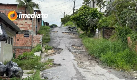 Moradores relatam abandono e cobram reparos na Rua Durango, na Cidade Nova 1