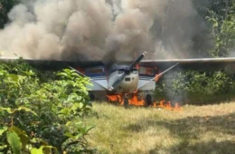 FAB intercepta aeronave suspeita vinda da Venezuela na região da Reserva Yanomami, em Roraima