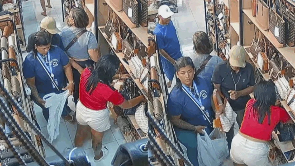 VÍDEO: Câmeras flagram grupo suspeito de furtos a lojas no Centro de Manaus