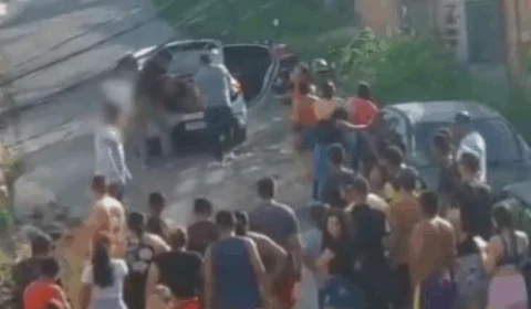 VEJA O VÍDEO: Homem baleado sendo colocado em porta-malas de carro em Manaus