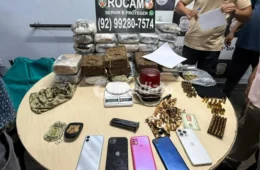 ROCAM realiza grande apreensão de drogas, armas e munições em apartamento na Avenida Leonardo Malcher