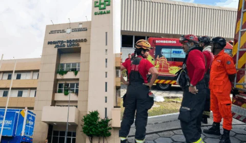 Casal provoca madrugada de caos ao ameaçar salto de hospital em Manaus