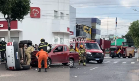 VEJA: Acidente entre dois veículos deixa uma pessoa ferida na avenida Jaime Brasil, em Boa Vista