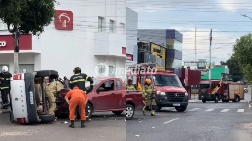 VEJA: Acidente entre dois veículos deixa uma pessoa ferida na avenida Jaime Brasil, em Boa Vista
