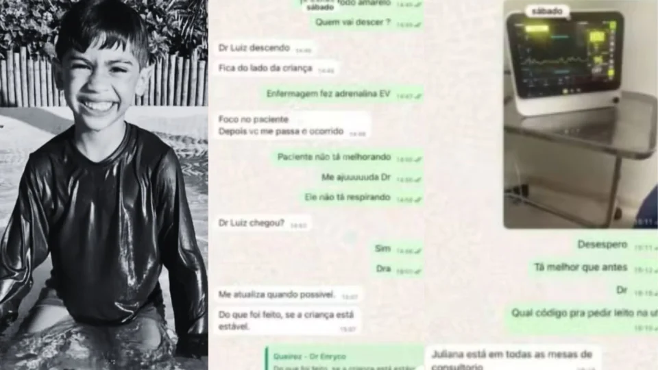 Caso Benício: Prints mostram médica pedindo ajuda após receitar adrenalina que matou criança em Manaus