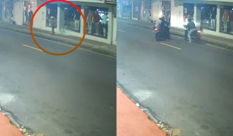 Veja o vídeo: Criminosos invadem loja duas vezes na mesma semana e furtam mais de 100 peças no bairro Alvorada