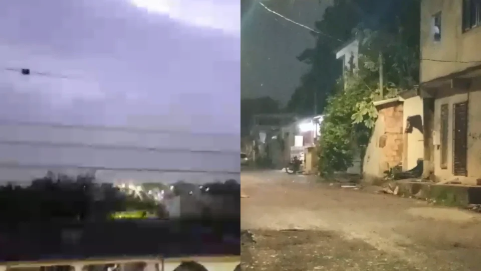 Veja o vídeo: Vendaval e chuva forte assolam Manaus; Defesa Civil declara “Estado de Atenção” por risco de chuvas severas