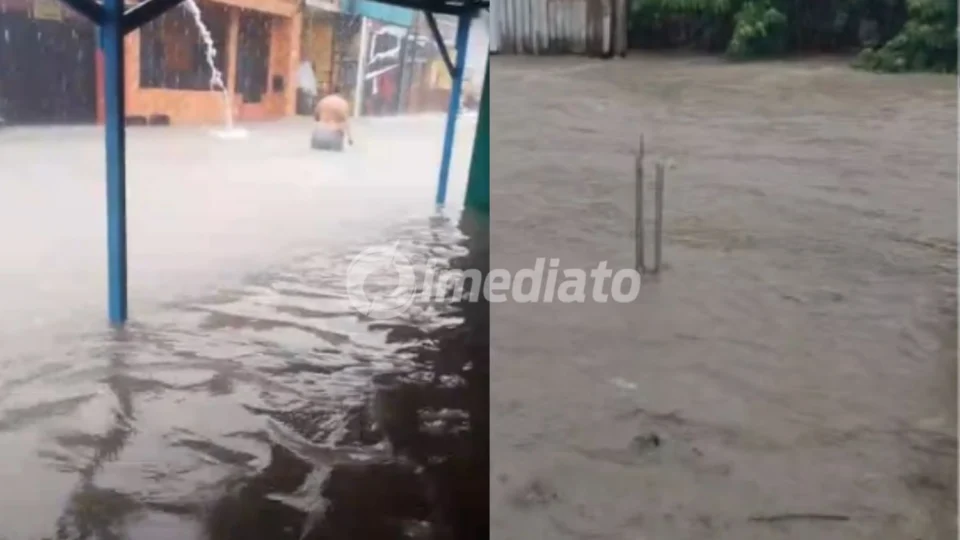 VÍDEO: Forte chuva provoca alagamentos e gera alerta de riscos em bairros de Manaus
