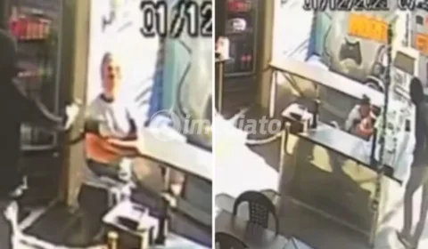 VÍDEO: Novo ângulo mostra mulher sendo atingida por seis tiros disparados pelo ex-namorado enquanto trabalhava