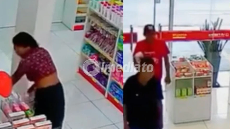 VÍDEO: Trio criminoso invade drogaria e enche sacolas durante ‘arrastão’ no bairro Cidade Nova
