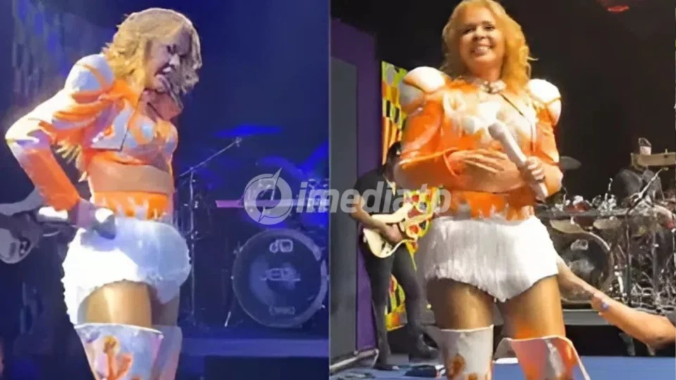 VÍDEO: Joelma interrompe show e repreende fã após ter parte íntima tocada durante apresentação em Belém
