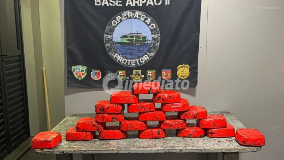Mais de 21 kg de pasta-base de cocaína são apreendidos durante operação na Base Arpão 2, no Amazonas