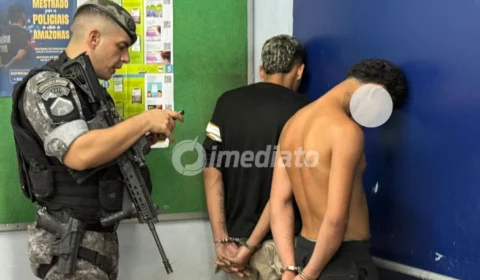 ROCAM apreende revólver calibre 38 e detém dupla suspeita de planejar assaltos em Manaus