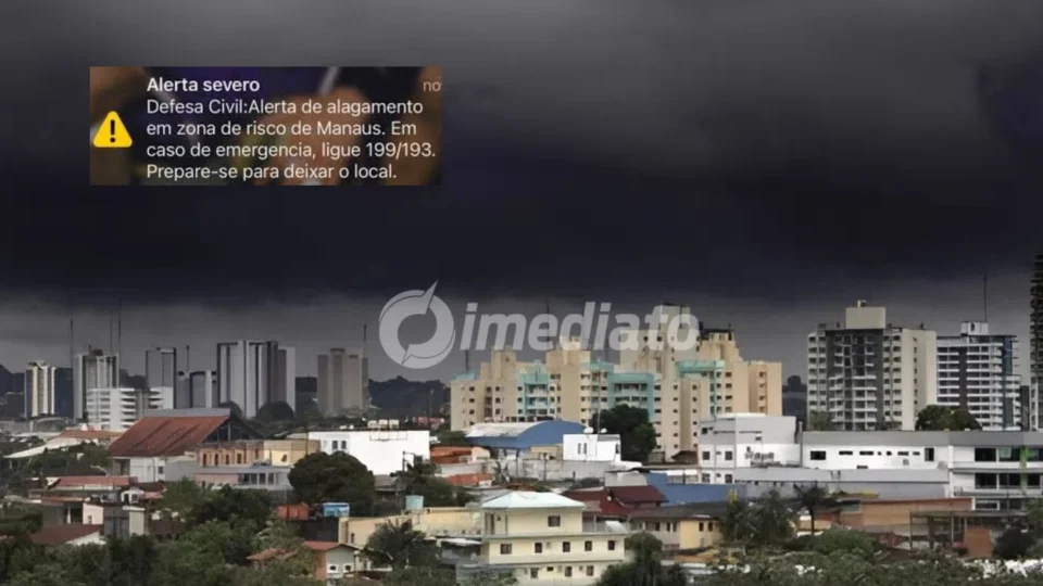 Chuva intensa coloca Manaus em estado de alerta nesta quinta-feira