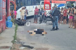 Tragédia: Motociclista morre após colisão com carro na Rua Amazonas, no Ouro Verde