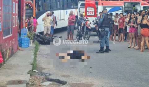 Tragédia: Motociclista morre após colisão com carro na Rua Amazonas, no Ouro Verde