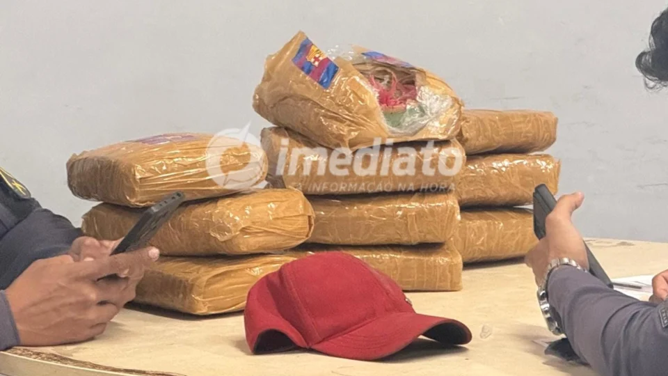 Força Tatica apreende 10 tabletes de maconha tipo skunk escondidos em geladeira transportada em caminhonete no Mauazinho