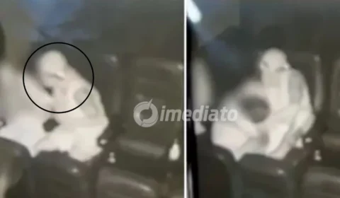 VÍDEO: Homem é preso após agredir e morder namorada grávida dentro de cinema