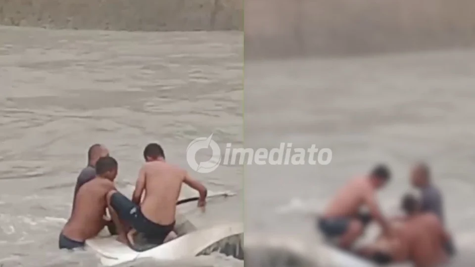 VÍDEO: Veja o momento em que moradores resgatam e tentam reanimar homem após carro cair em igarapé