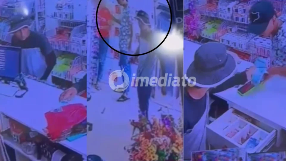 VÍDEO: Criminosos agridem clientes e funcionários durante assalto em comércio no Amazonas