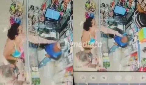 VÍDEO: Cliente dá tapa no rosto de jovem aprendiz após confusão com compras em loja