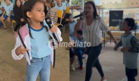 VÍDEO: Professora e aluna se enfrentam em batalha de rimas improvisadas durante apresentação em escola