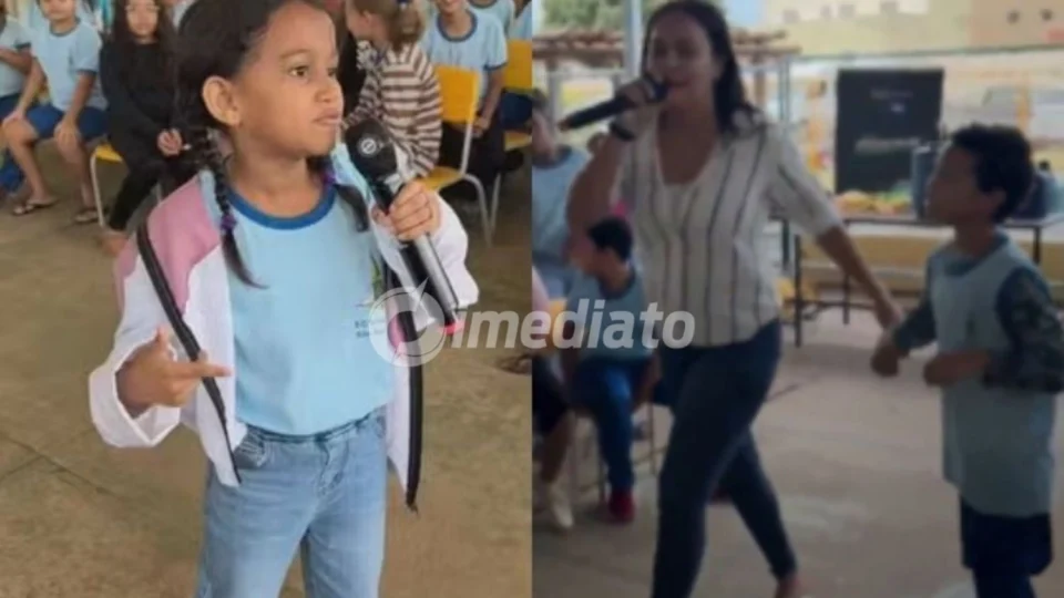 VÍDEO: Professora e aluna se enfrentam em batalha de rimas improvisadas durante apresentação em escola
