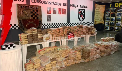 Força Tática apreende mais de 500 quilos de drogas em Manaus na véspera de Natal