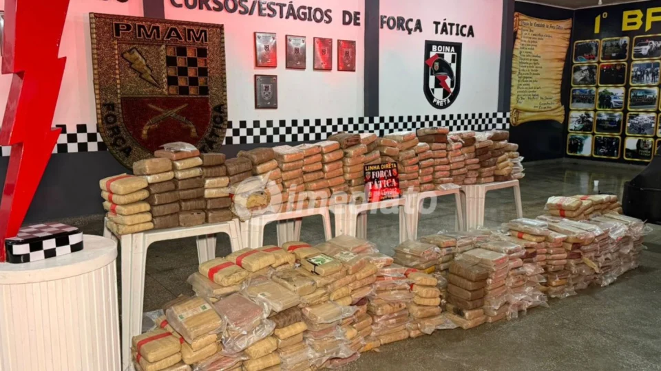Força Tática apreende mais de 500 quilos de drogas em Manaus na véspera de Natal