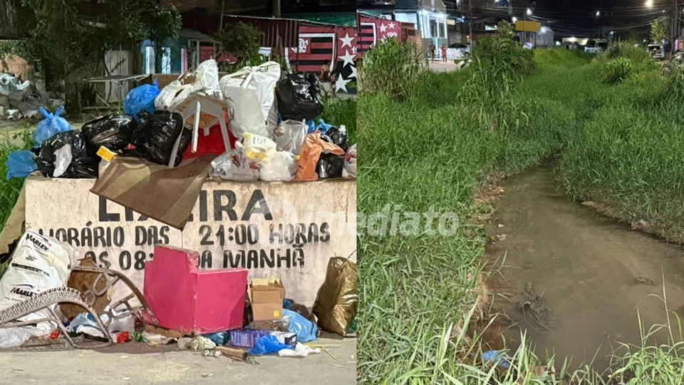 Moradores do Parque Mauá denunciam alagamentos constantes, cratera e abandono do poder público na zona Leste de Manaus