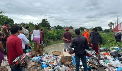 VEJA VÍDEO: corpo é encontrado em igarapé na zona Leste de Manaus