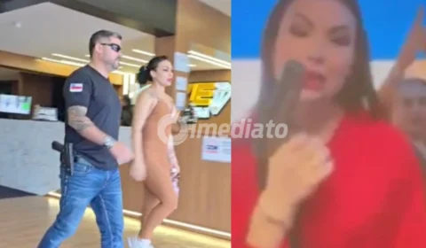 VÍDEO: Veja momento em que blogueira é presa dentro de academia em Manaus após ostentar arma de fogo