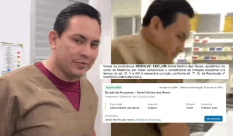 VÍDEO: agressor em SPA responde por estupro e foi expulso do curso de Medicina da UEA