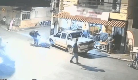 VEJA VÍDEO: professor é atingido por caminhonete acionada por criança e morre