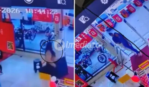 VÍDEO: Mulheres furtam TV em loja no bairro Lírio do Vale e ação é registrada por câmeras