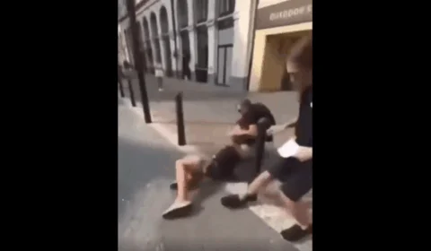 VEJA VÍDEO: assédio contra gestante termina em reação imediata