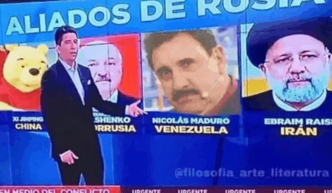 Jornal chileno publica imagem de Ratinho ao noticiar captura de Nicolás Maduro