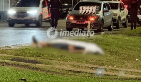 Veja as imagens: Homem morre atropelado em avenida no bairro da Compensa
